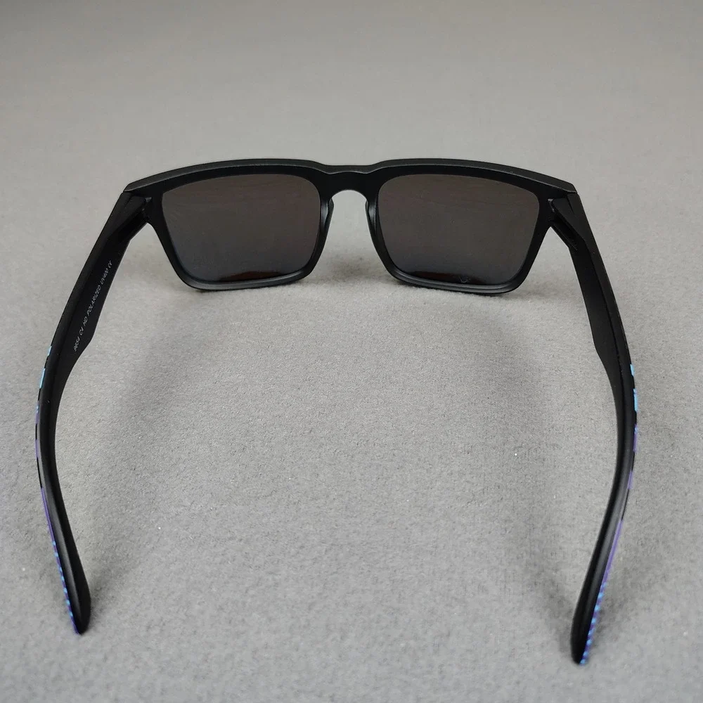 Rebel Reaper Sunglasses Blue Mirror Helm Style UV400 Polarized Surfer Biker NEW
